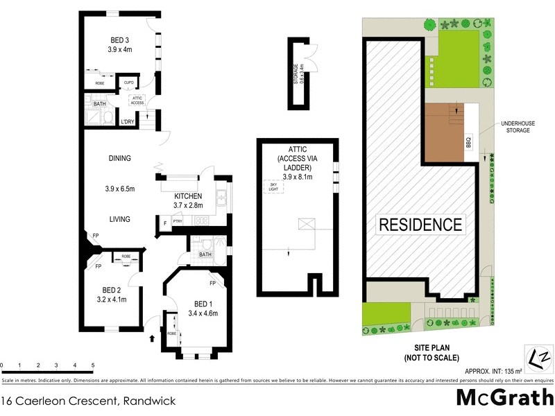 16 Caerleon Crescent, Randwick NSW 2031 Floorplan