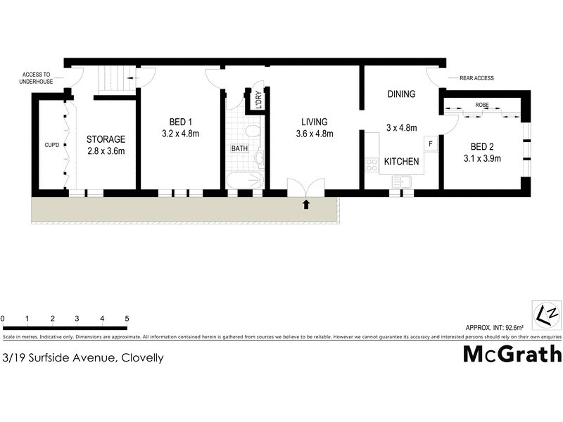 3/19 Surfside Avenue, Clovelly NSW 2031 Floorplan