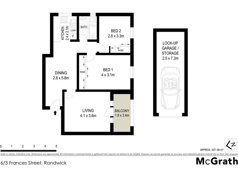 6/3 Frances Street, Randwick NSW 2031 Floorplan