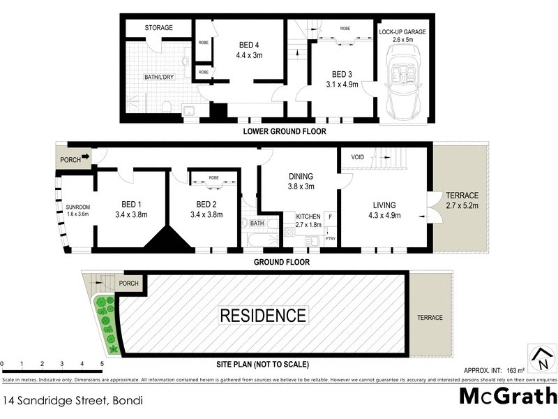 14 Sandridge Street, Bondi NSW 2026 Floorplan