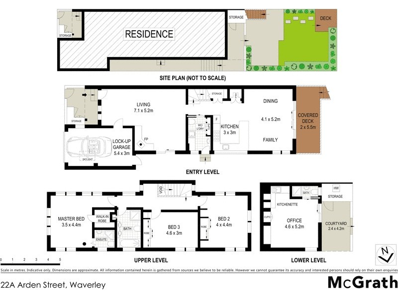 22A Arden Street, Waverley NSW 2024 Floorplan