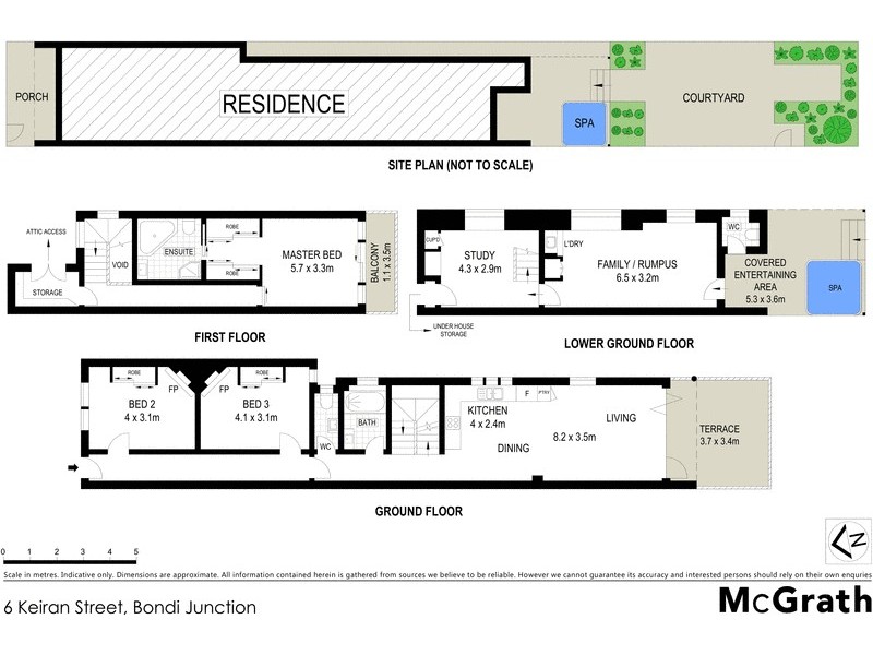 6 Keiran Street, Bondi Junction NSW 2022 Floorplan