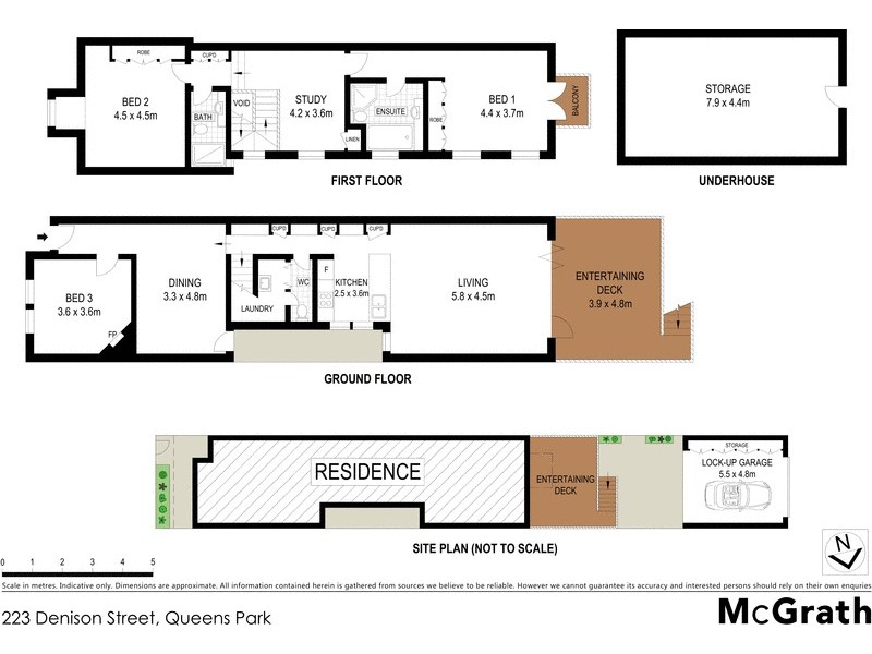 223 Denison Street, Queens Park NSW 2022 Floorplan