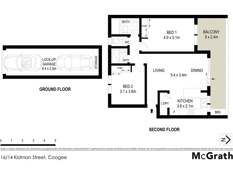 16/14 Kidman Street, Coogee NSW 2034 Floorplan