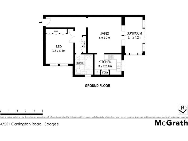 4/251 Carrington Road, Coogee NSW 2034 Floorplan