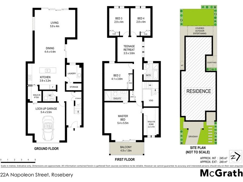 22A Napoleon Street, Rosebery NSW 2018 Floorplan