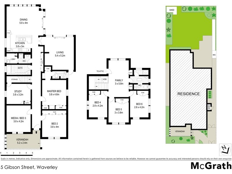 5 Gibson Street, Waverley NSW 2024 Floorplan