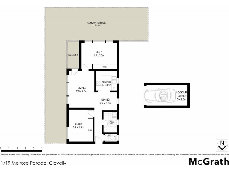 1/19 Melrose Parade, Clovelly NSW 2031 Floorplan