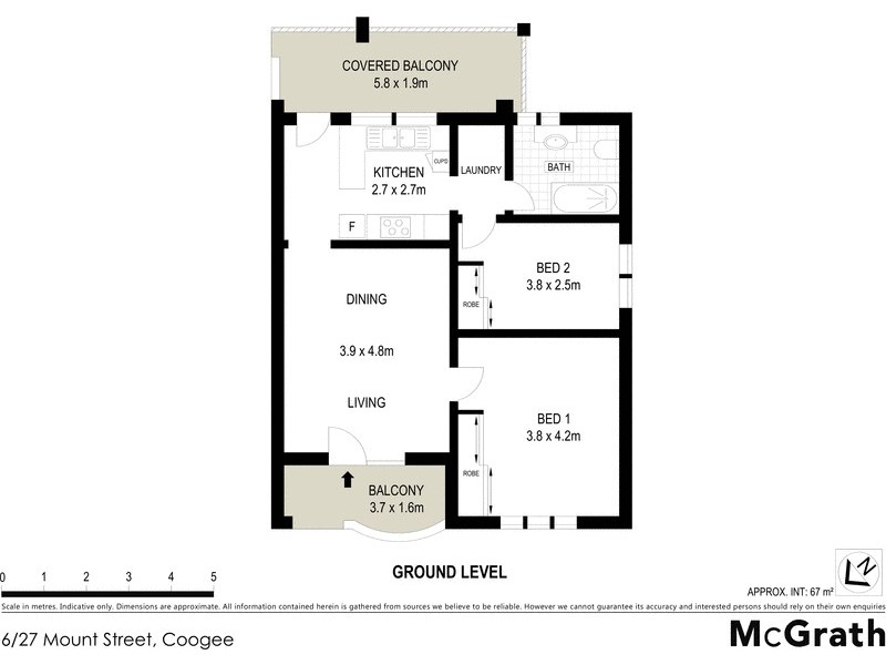 6/27 Mount Street, Coogee NSW 2034 Floorplan