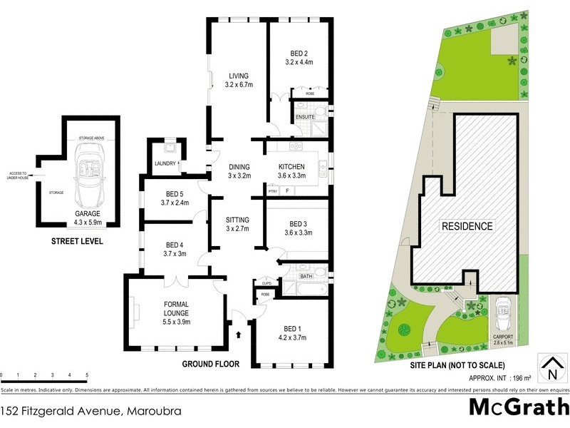 152 Fitzgerald Avenue, Maroubra NSW 2035 Floorplan