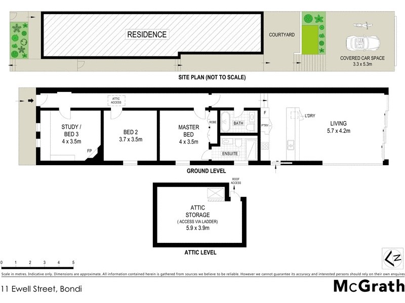 11 Ewell Street, Bondi NSW 2026 Floorplan