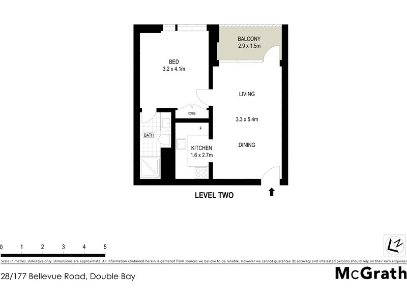 28/177 Bellevue Road, Double Bay NSW 2028 Floorplan