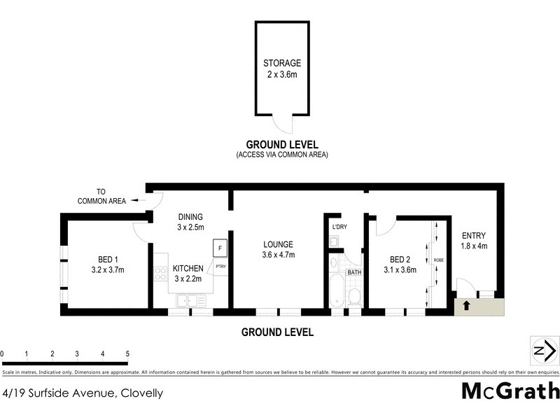 4/19 Surfside Avenue, Clovelly NSW 2031 Floorplan