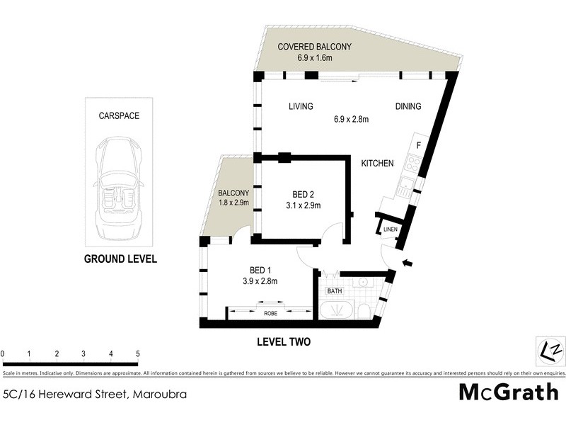 5C/16 Hereward Street, Maroubra NSW 2035 Floorplan