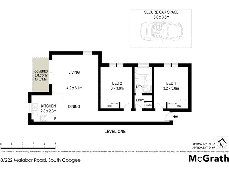 8/222 Malabar Road, South Coogee NSW 2034 Floorplan