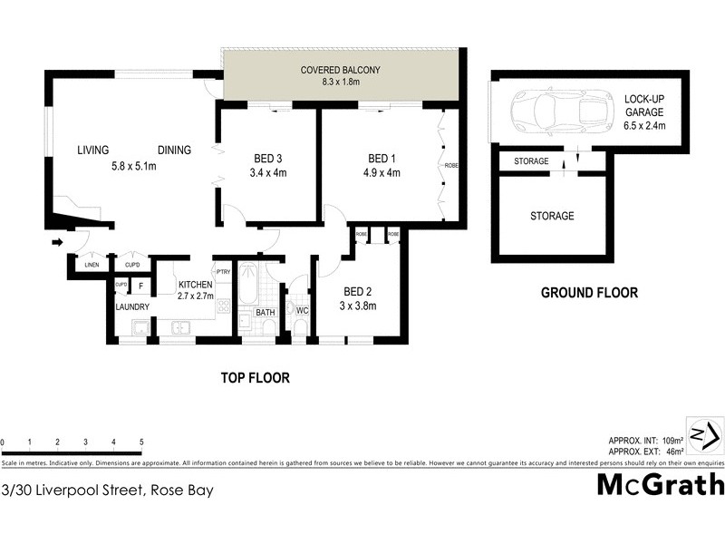 3/30 Liverpool Street, Rose Bay NSW 2029 Floorplan