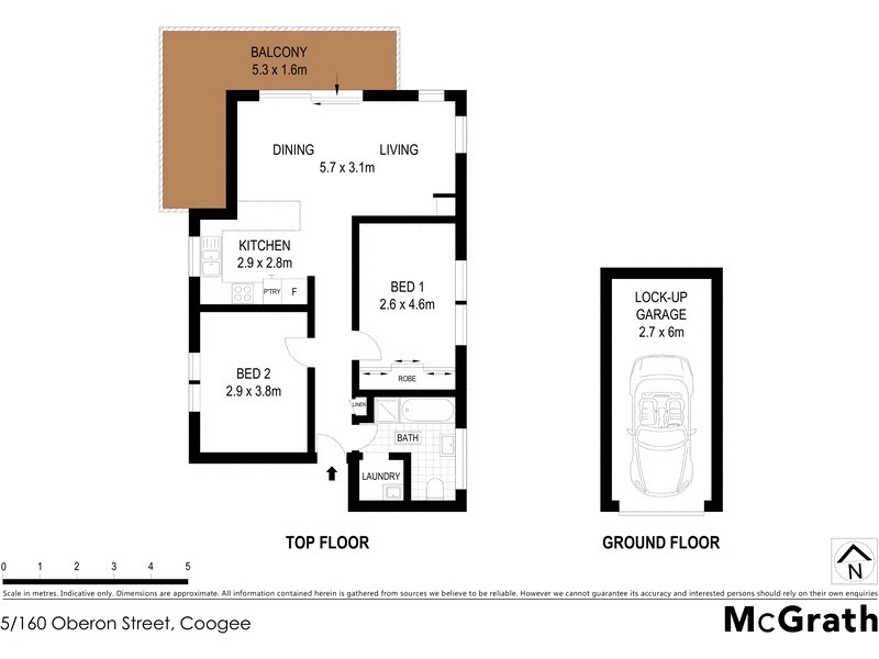 5/160 Oberon Street, Coogee NSW 2034 Floorplan