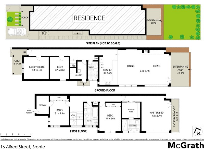 16 Alfred Street, Bronte NSW 2024 Floorplan