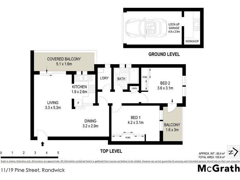 11/19 Pine Street, Randwick NSW 2031 Floorplan