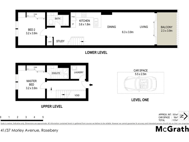 41/37 Morley Avenue, Rosebery NSW 2018 Floorplan