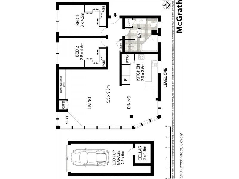 3/10 Ocean Street, Clovelly NSW 2031 Floorplan