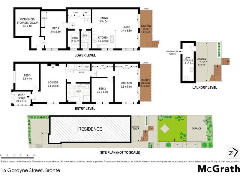 16 Gardyne Street, Bronte NSW 2024 Floorplan