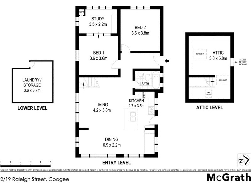 2/19 Raleigh Street, Coogee NSW 2034 Floorplan