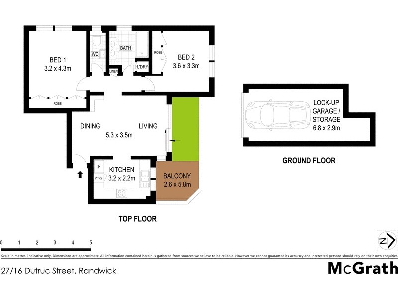 27/16 Dutruc Street, Randwick NSW 2031 Floorplan