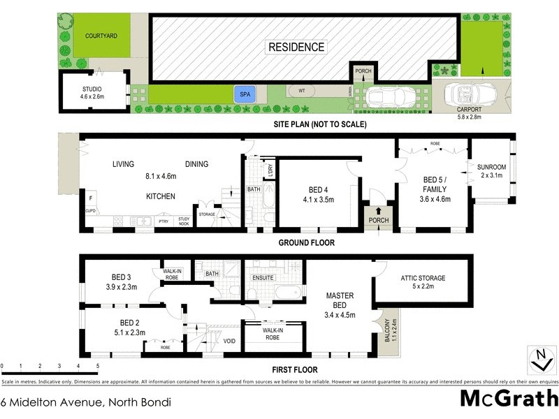 6 Midelton Avenue, North Bondi NSW 2026 Floorplan