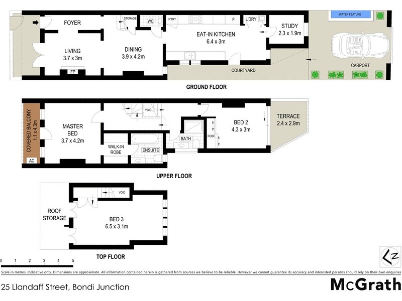 25 Llandaff Street, Bondi Junction NSW 2022 Floorplan