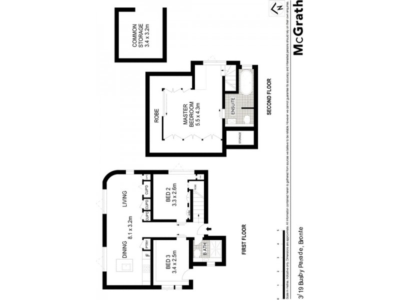 3/19 Busby Parade, Bronte NSW 2024 Floorplan