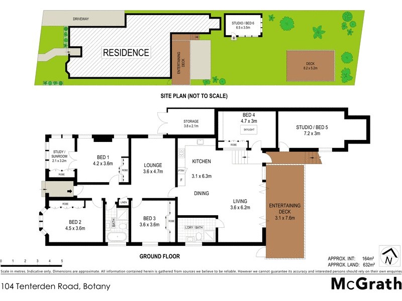 104 Tenterden Road, Botany NSW 2019 Floorplan