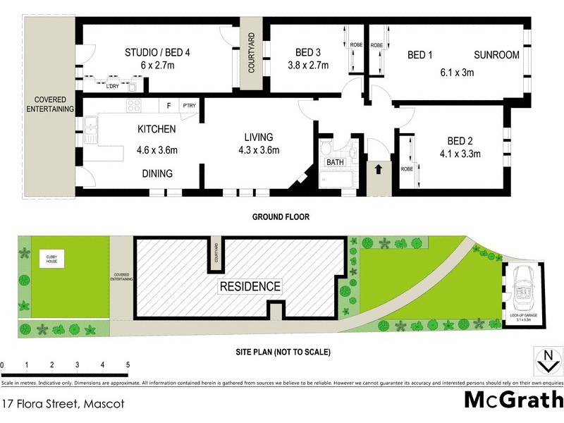 17 Flora Street, Mascot NSW 2020 Floorplan