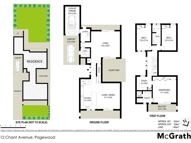 12 Chant Avenue, Pagewood NSW 2035 Floorplan