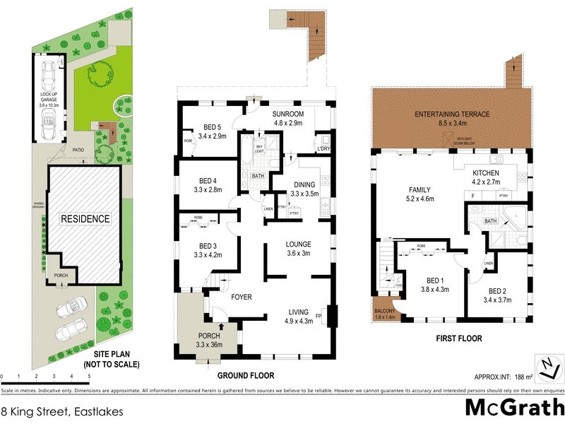 8 King Street, Eastlakes NSW 2018 Floorplan