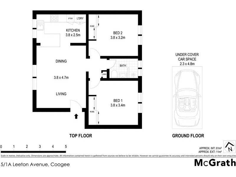 5/1A Leeton Avenue, Coogee NSW 2034 Floorplan