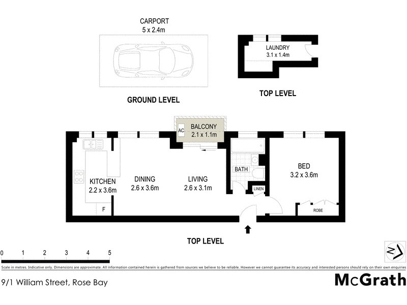 9/1 William Street, Rose Bay NSW 2029 Floorplan