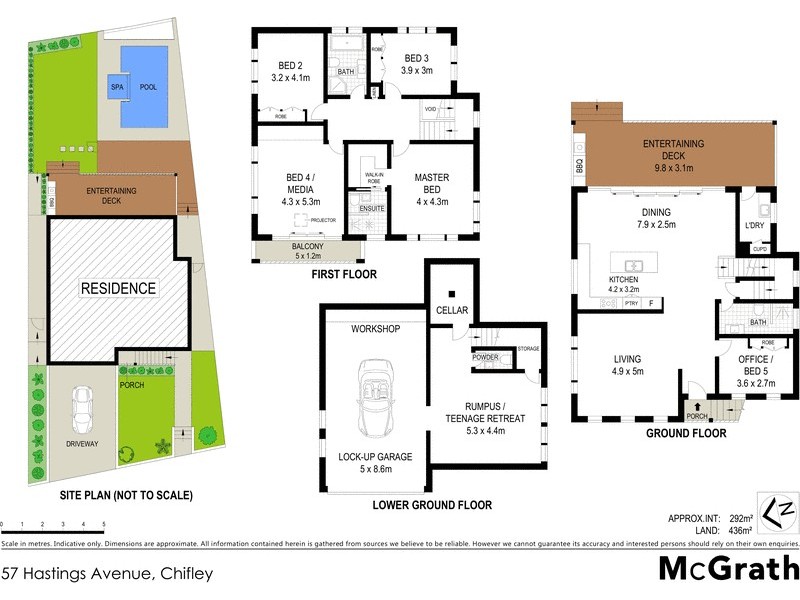 57 Hastings Avenue, Chifley NSW 2036 Floorplan