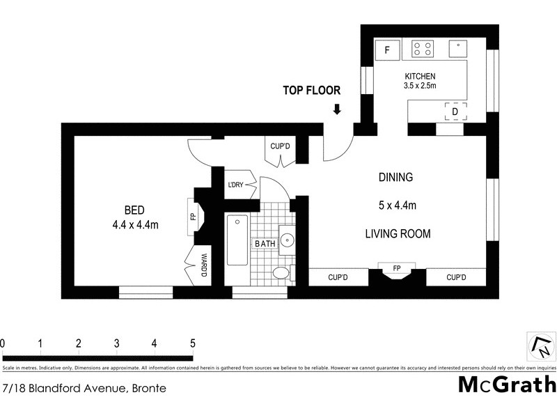 7/18 Blandford Avenue, Bronte NSW 2024 Floorplan
