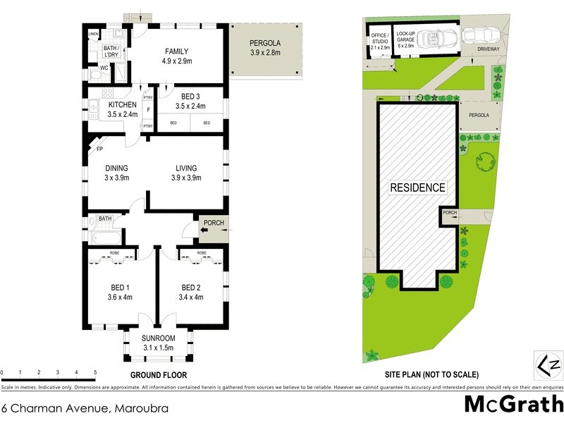 6 Charman Avenue, Maroubra NSW 2035 Floorplan