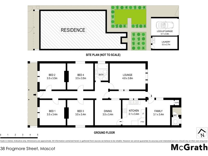 38 Frogmore Street, Mascot NSW 2020 Floorplan