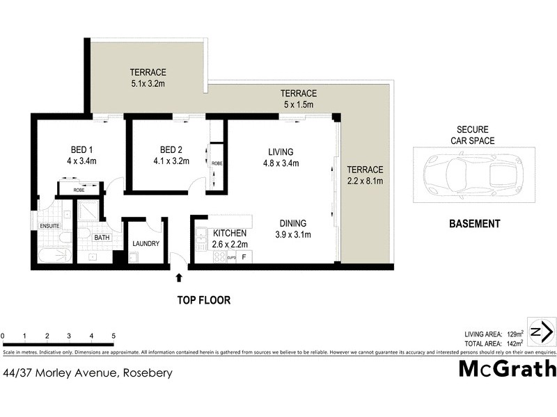44/37 Morley Avenue, Rosebery NSW 2018 Floorplan
