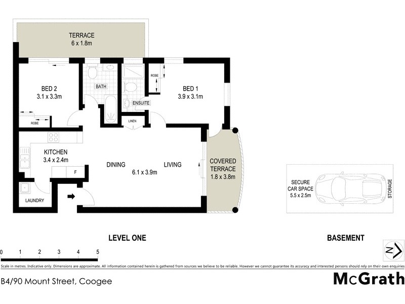 B4/90 Mount Street, Coogee NSW 2034 Floorplan