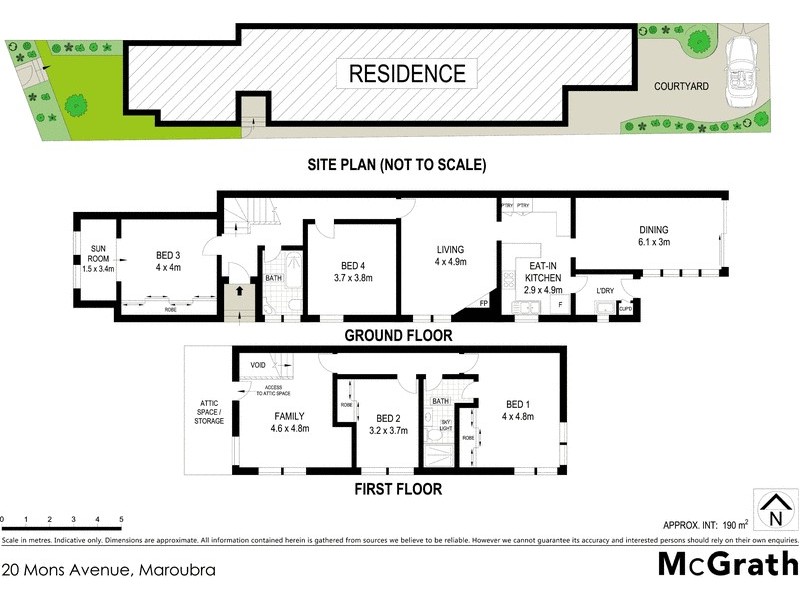 20 Mons Avenue, Maroubra NSW 2035 Floorplan