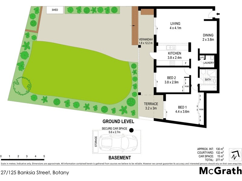 27/125 Banksia Street, Botany NSW 2019 Floorplan