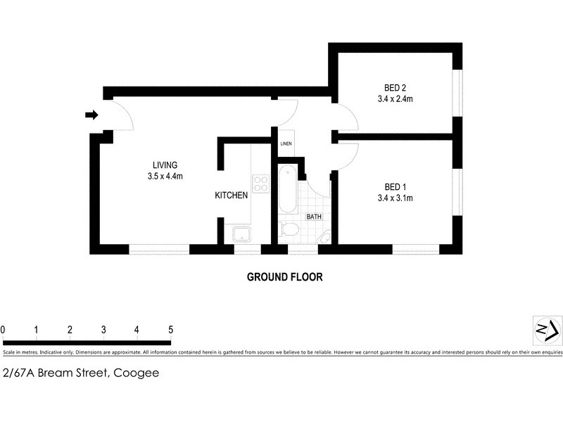 2/67A Bream Street, Coogee NSW 2034 Floorplan