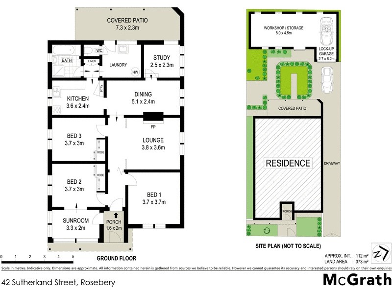 42 Sutherland Street, Rosebery NSW 2018 Floorplan