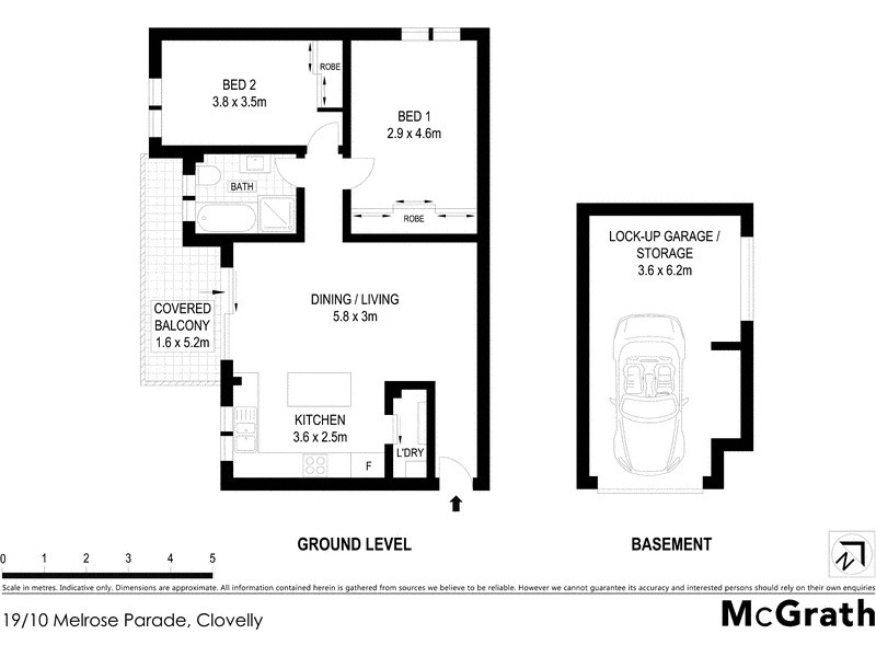 19/10 Melrose Parade, Clovelly NSW 2031 Floorplan