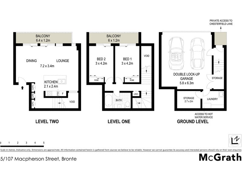 5/107 Macpherson Street, Bronte NSW 2024 Floorplan