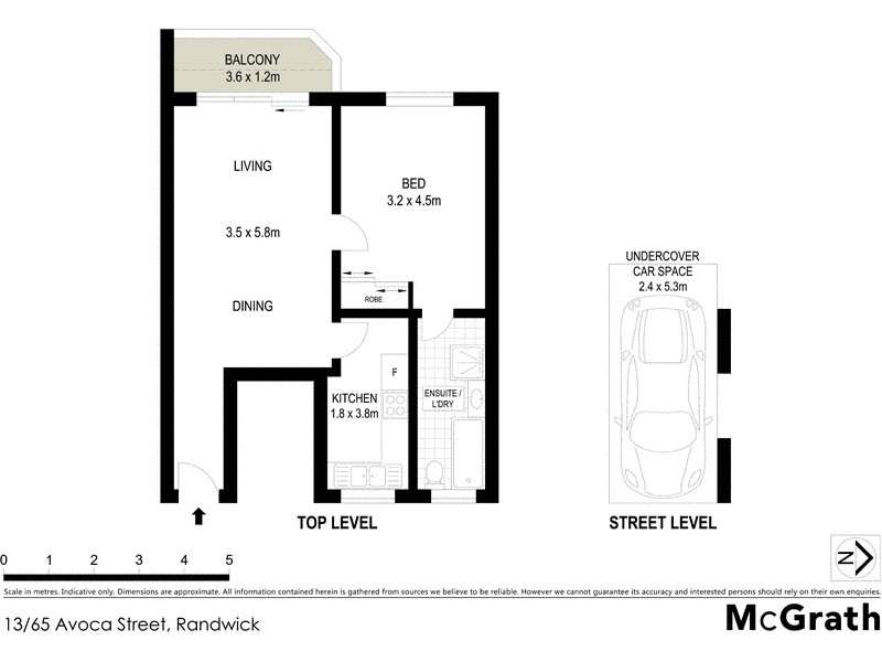 13/65 Avoca Street, Randwick NSW 2031 Floorplan